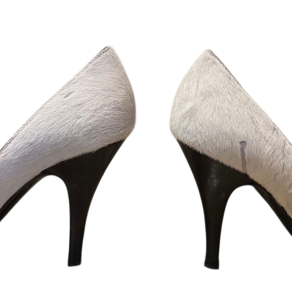 Giuseppe Zanotti Brown and Cream Heels - Picture 11 of 12